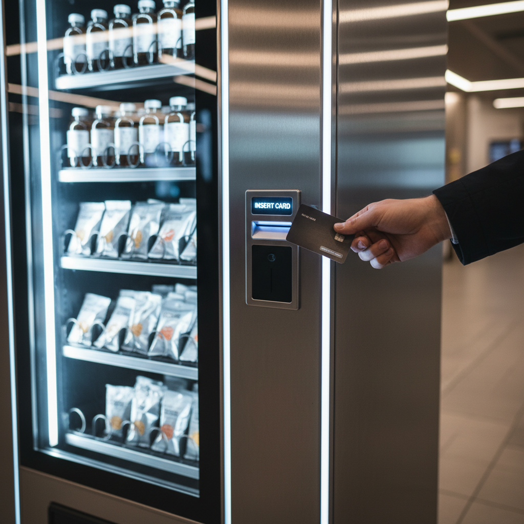 cashless vending machine