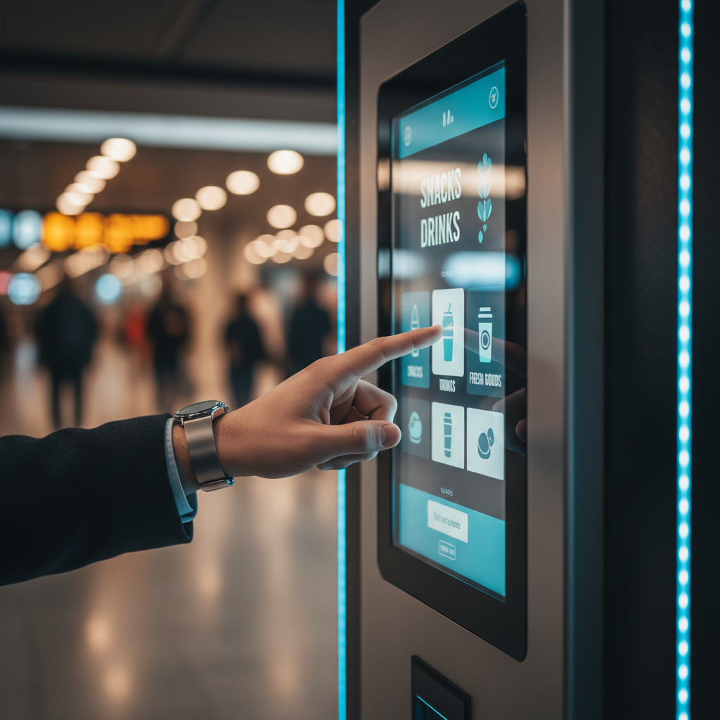 touch screen vending