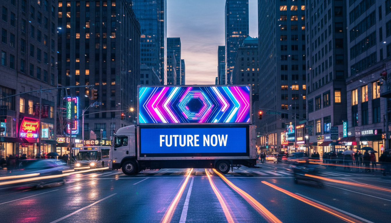 led truck advertising
