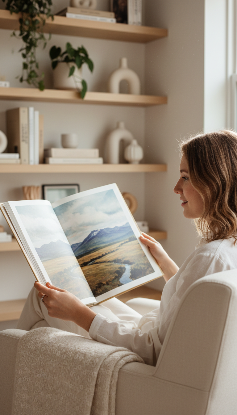 reading book
