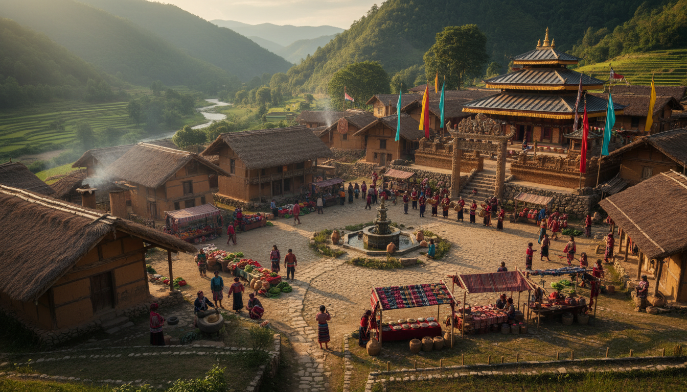 traditional moldovan village