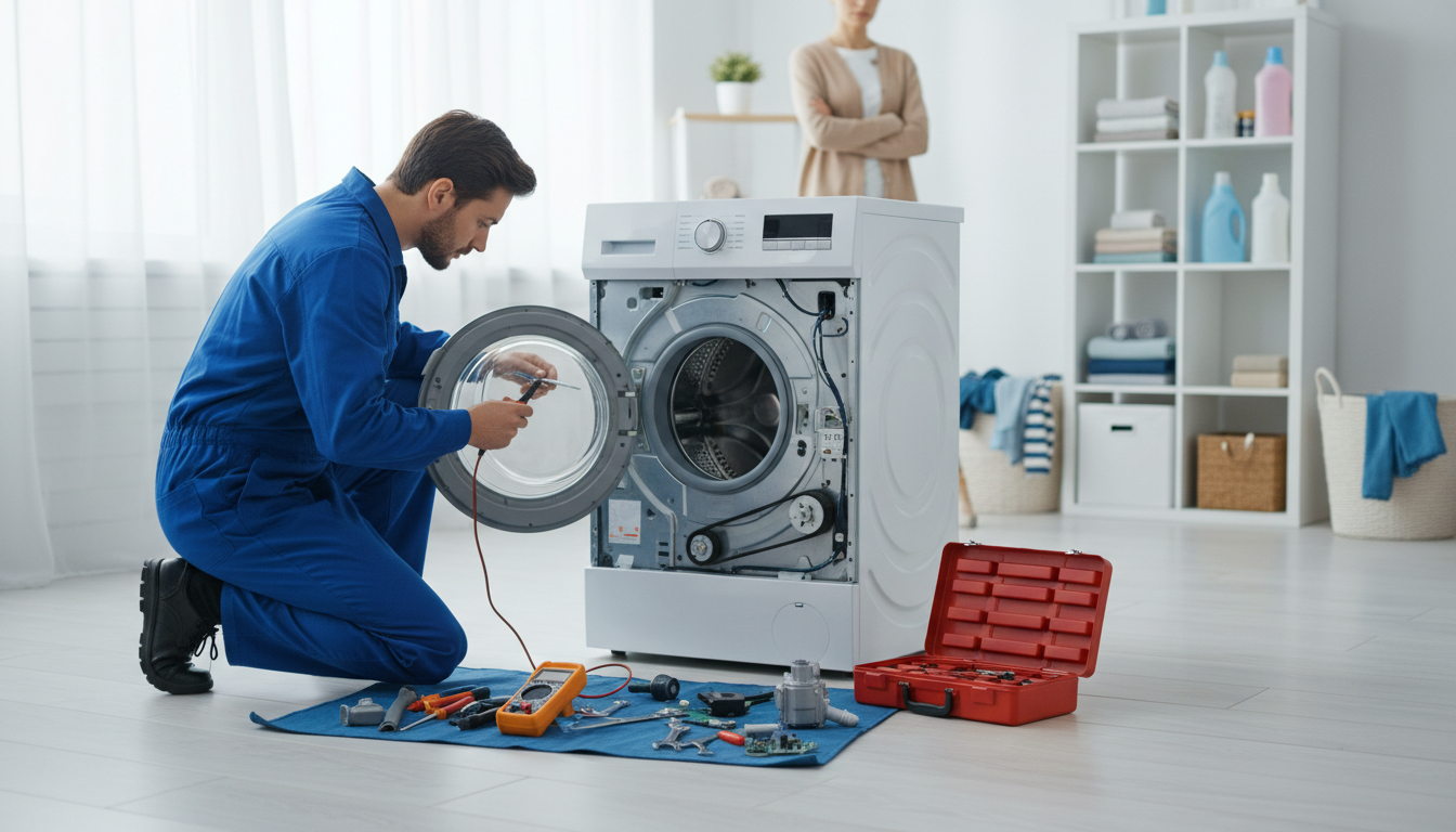 using washing machine