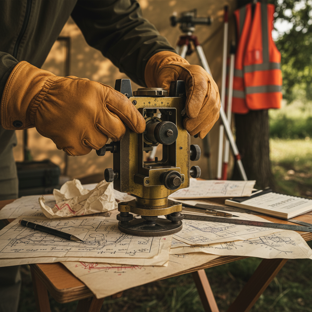 surveyor at work
