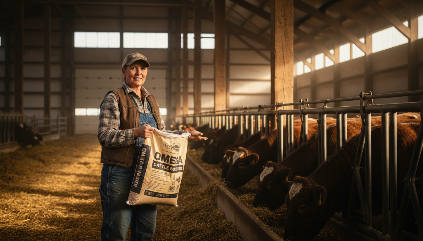 farmer with cattle