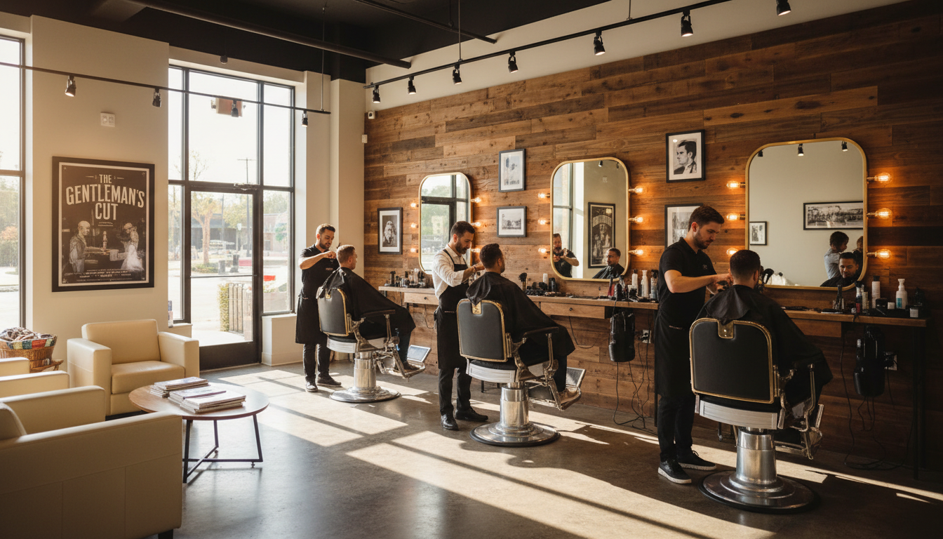 modern barbershop