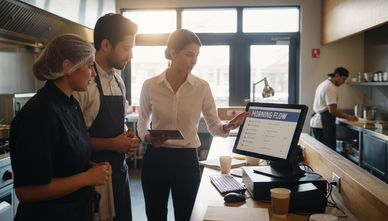 restaurant team