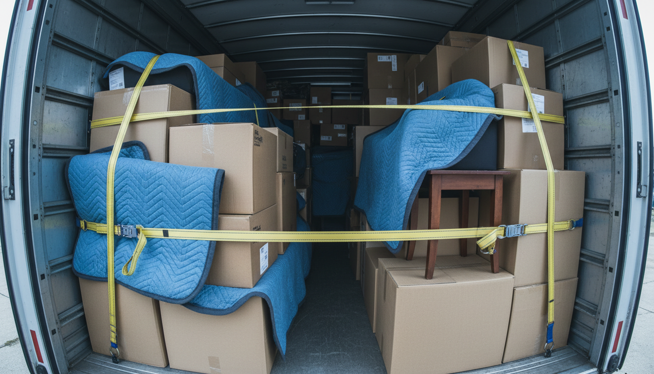 moving truck loading