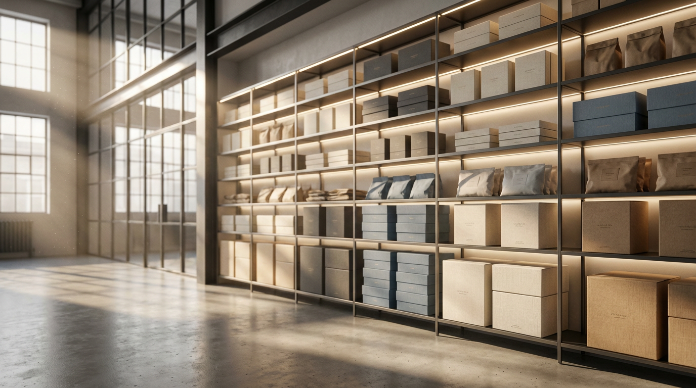 minimalist warehouse