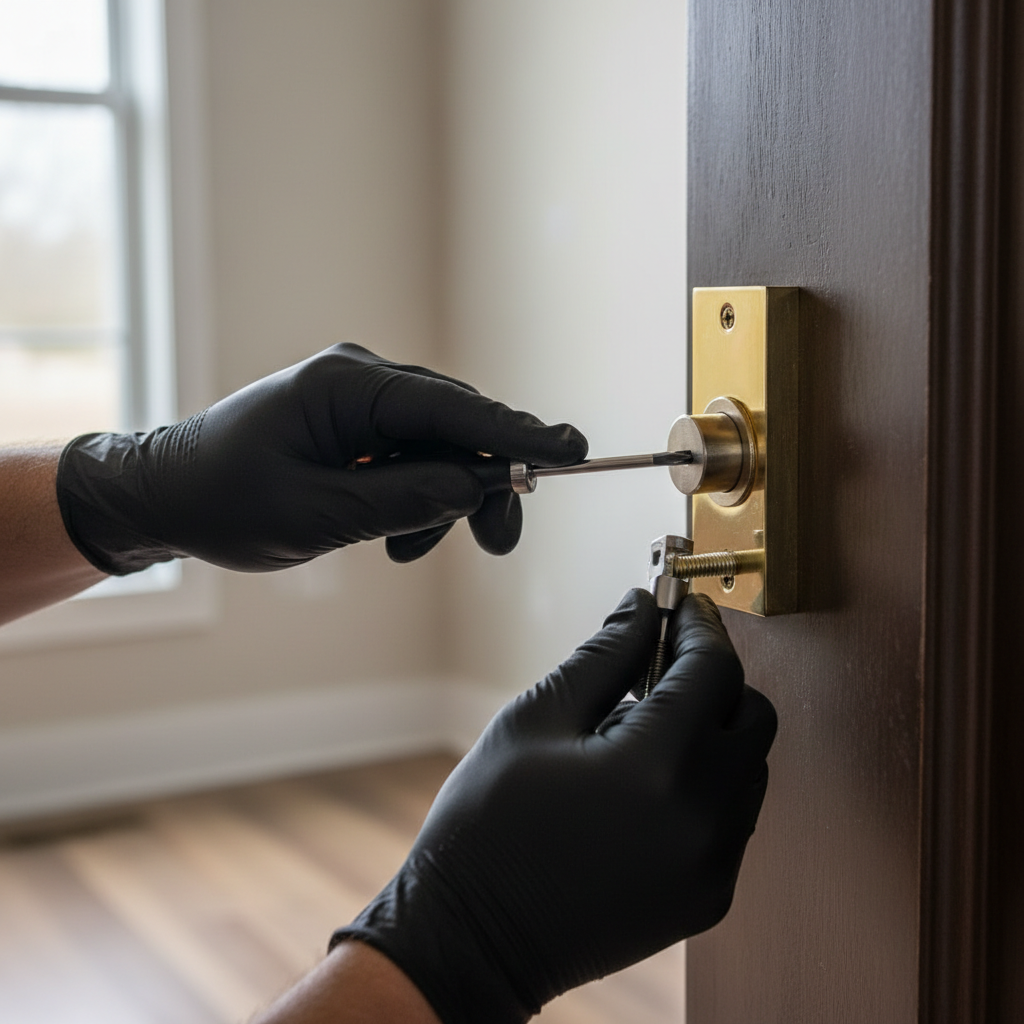 locksmith working