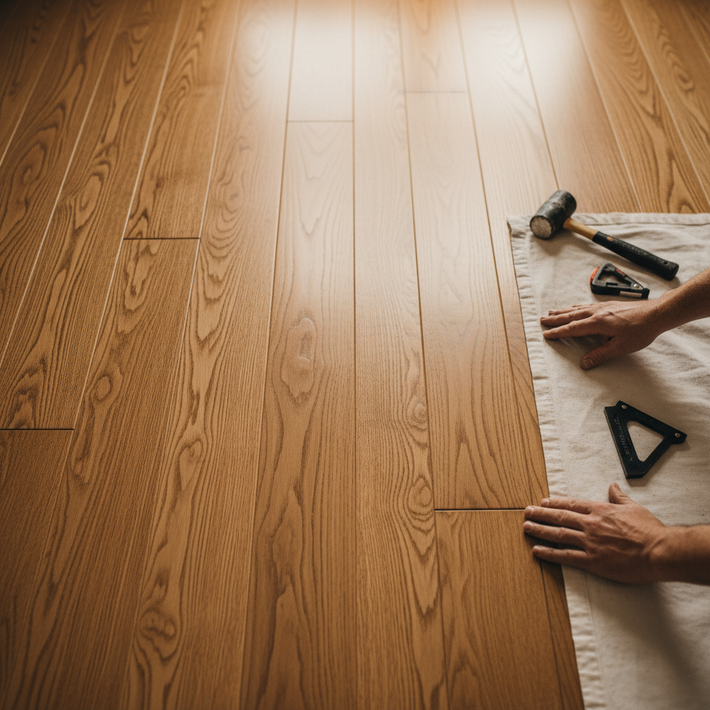 floor finishing touches