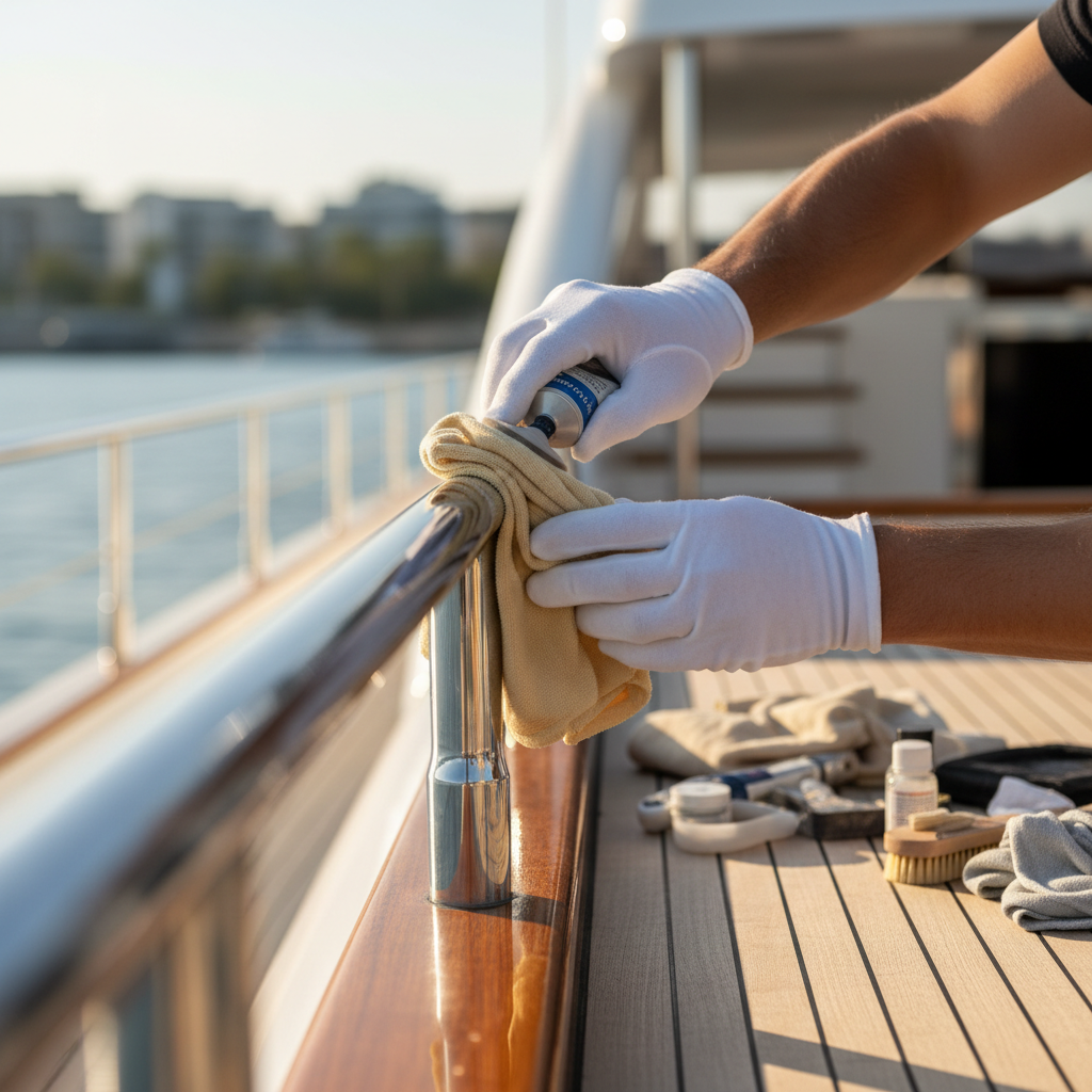 boat polishing