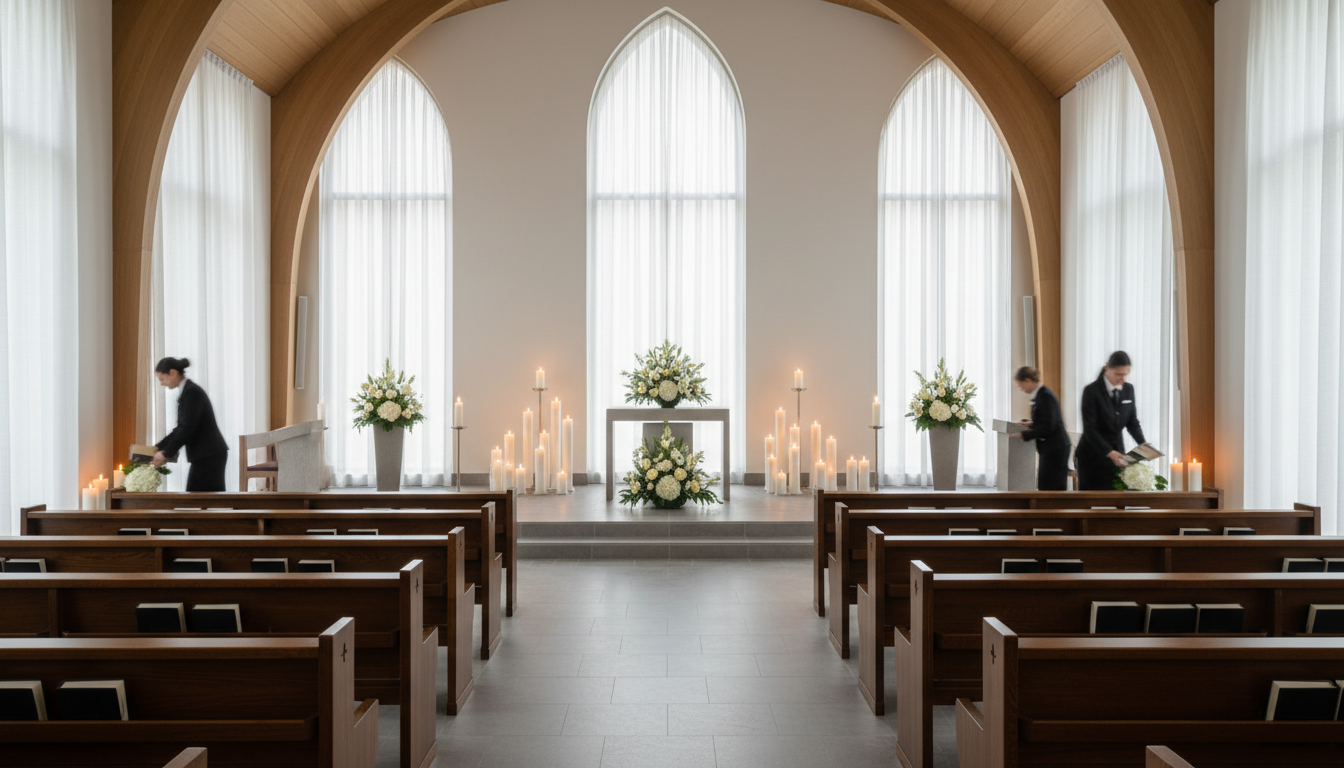 modern funeral