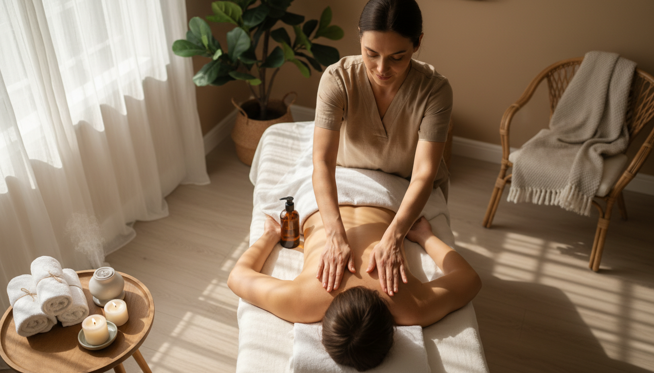 relaxed home spa