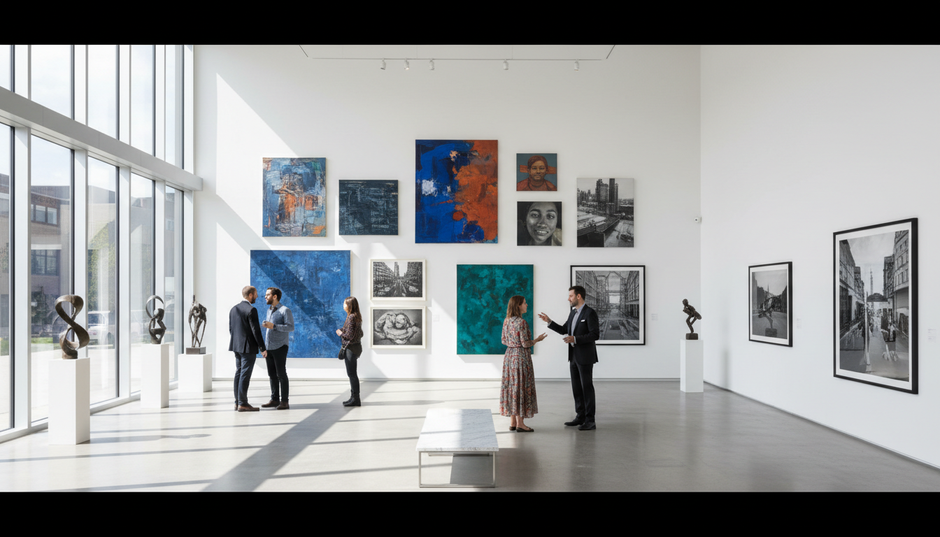modern art gallery