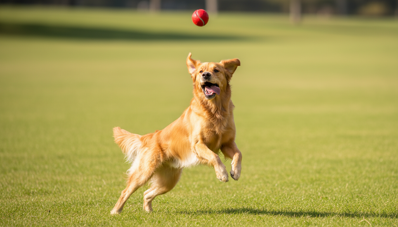 dog springtime