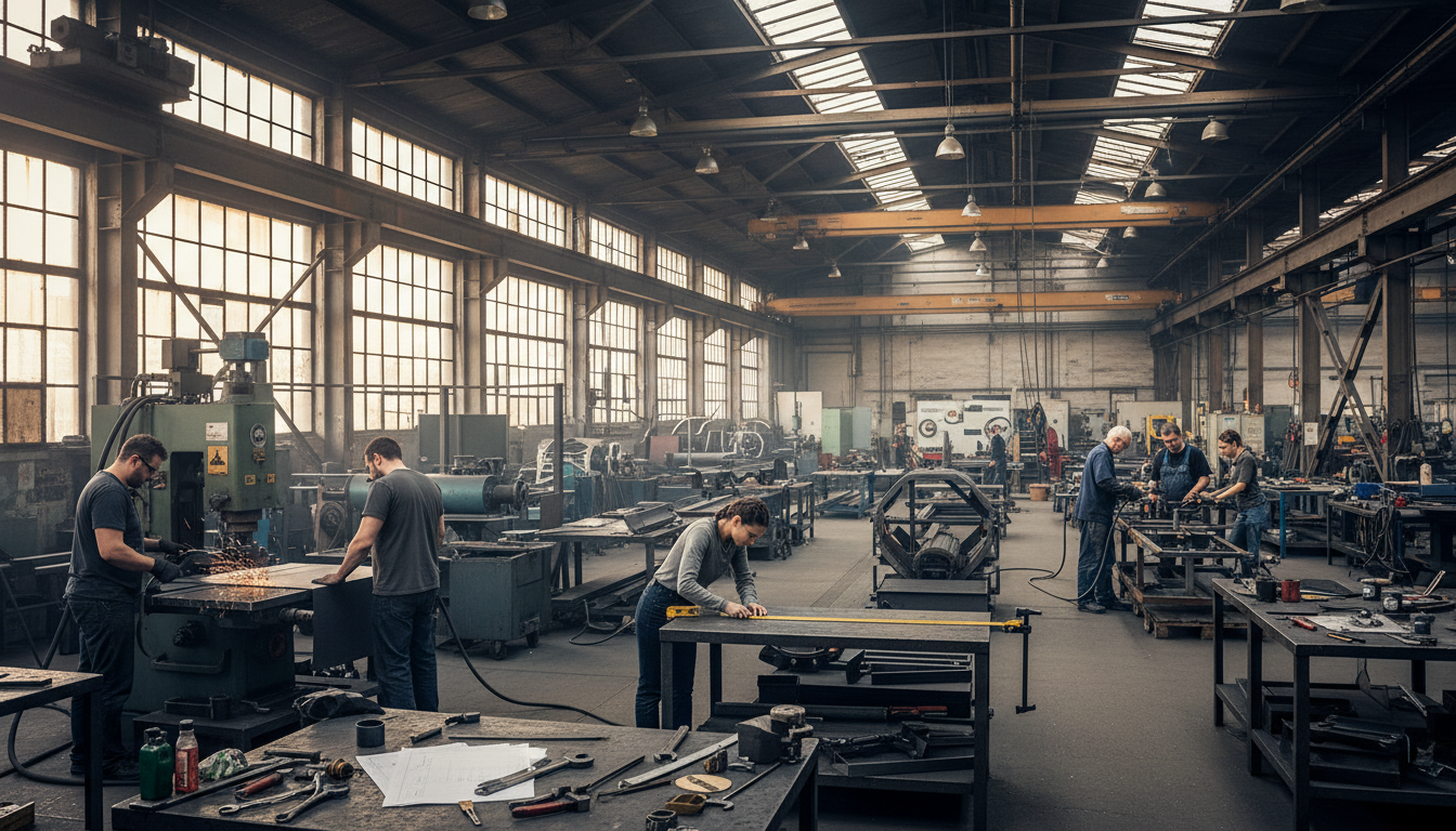 industrial metal work