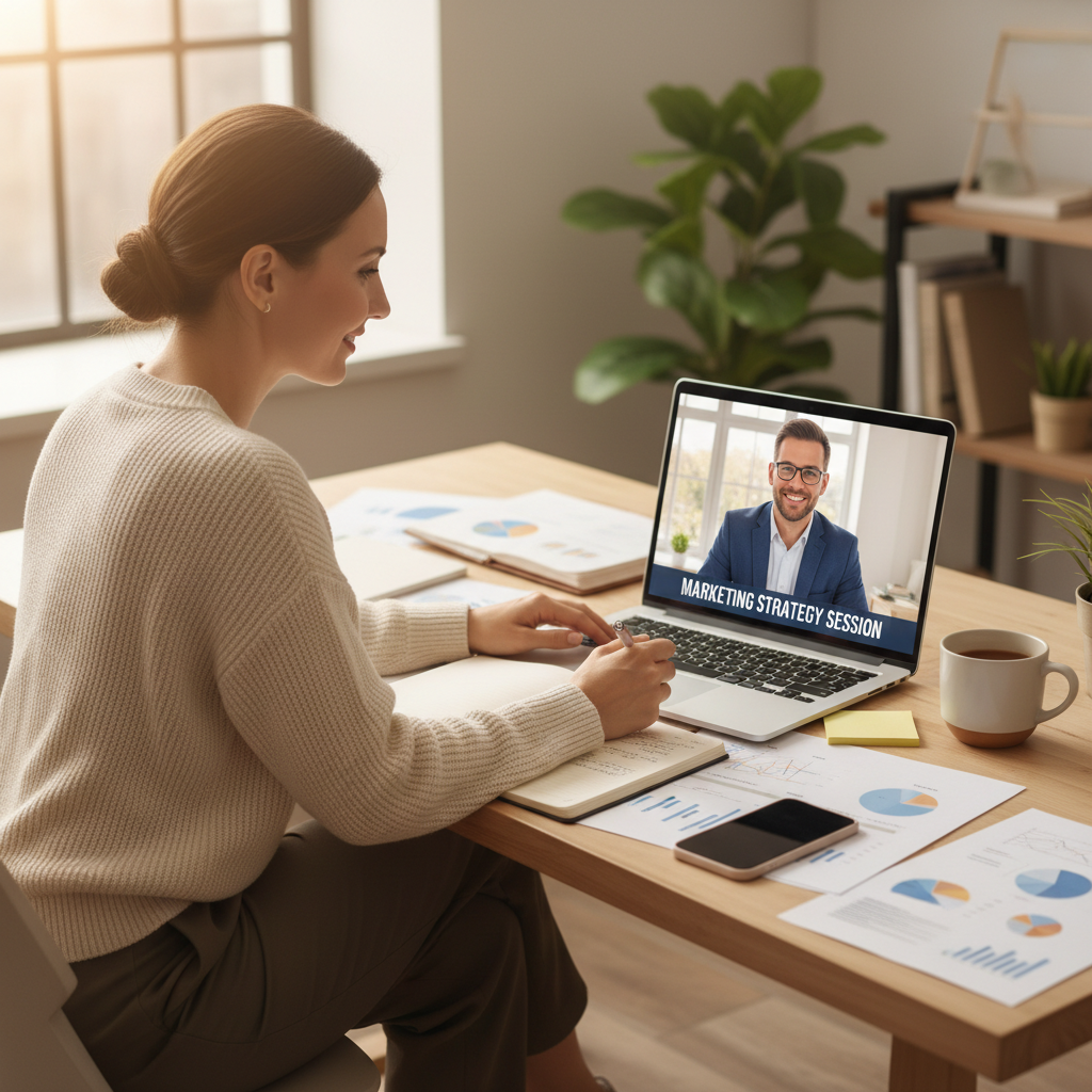 virtual business meeting
