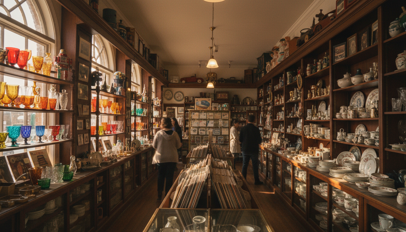 vintage bookshop