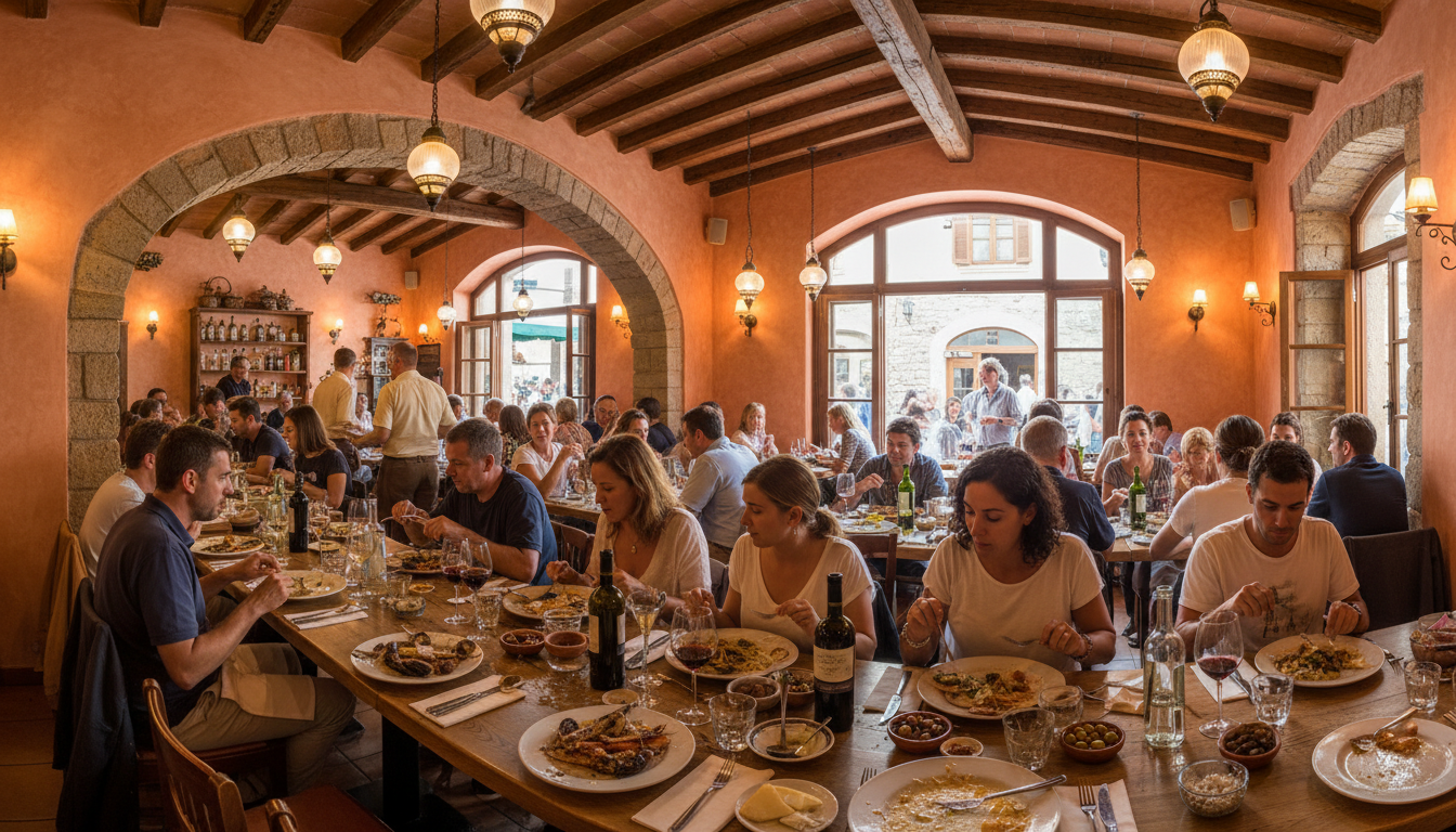 busy restaurant