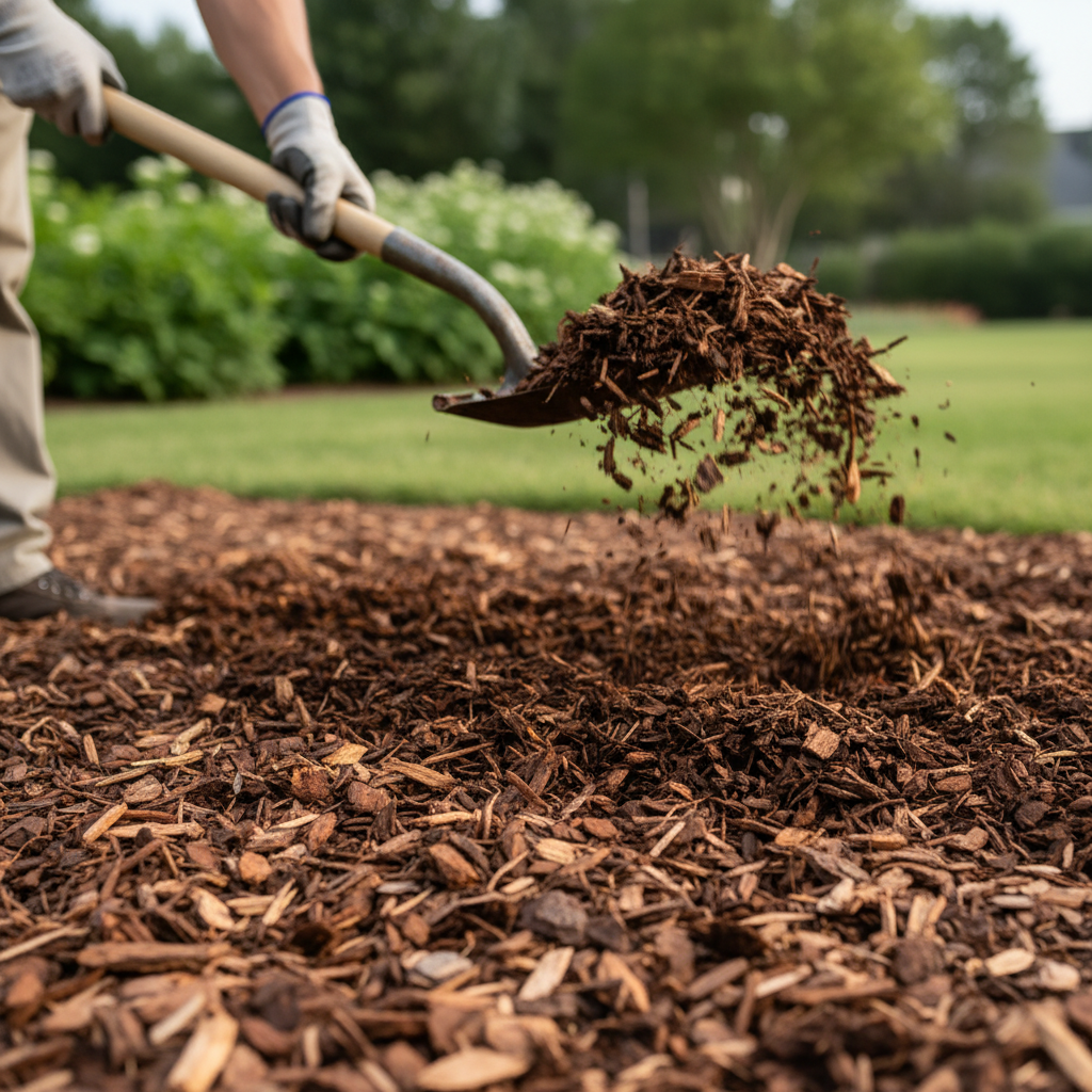 mulch garden