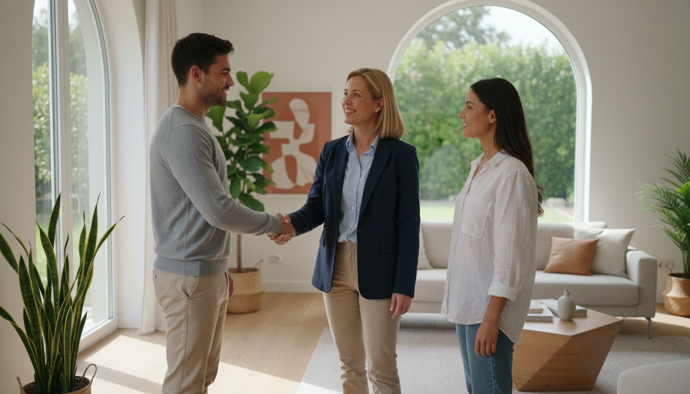 real estate agent meeting