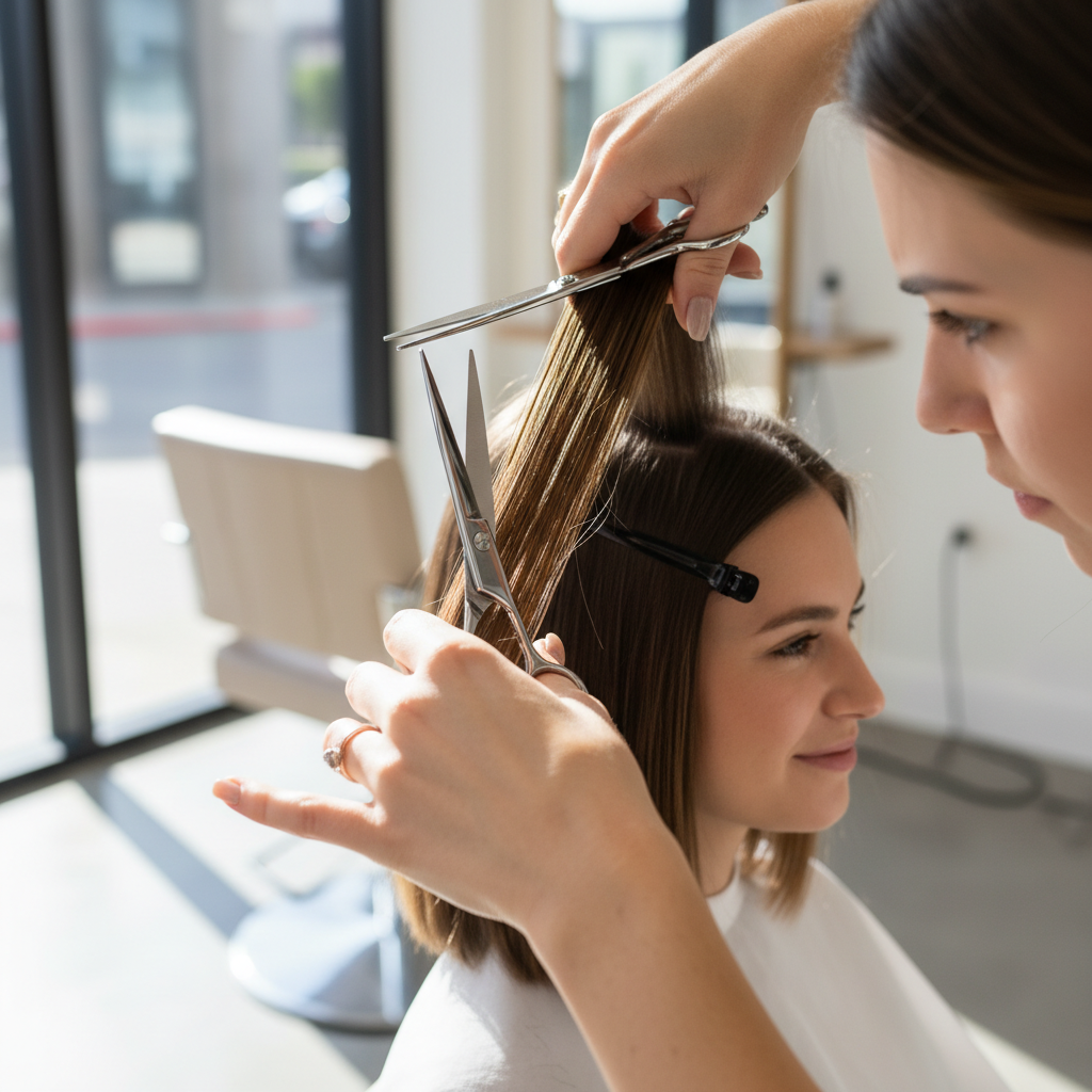 salon haircut