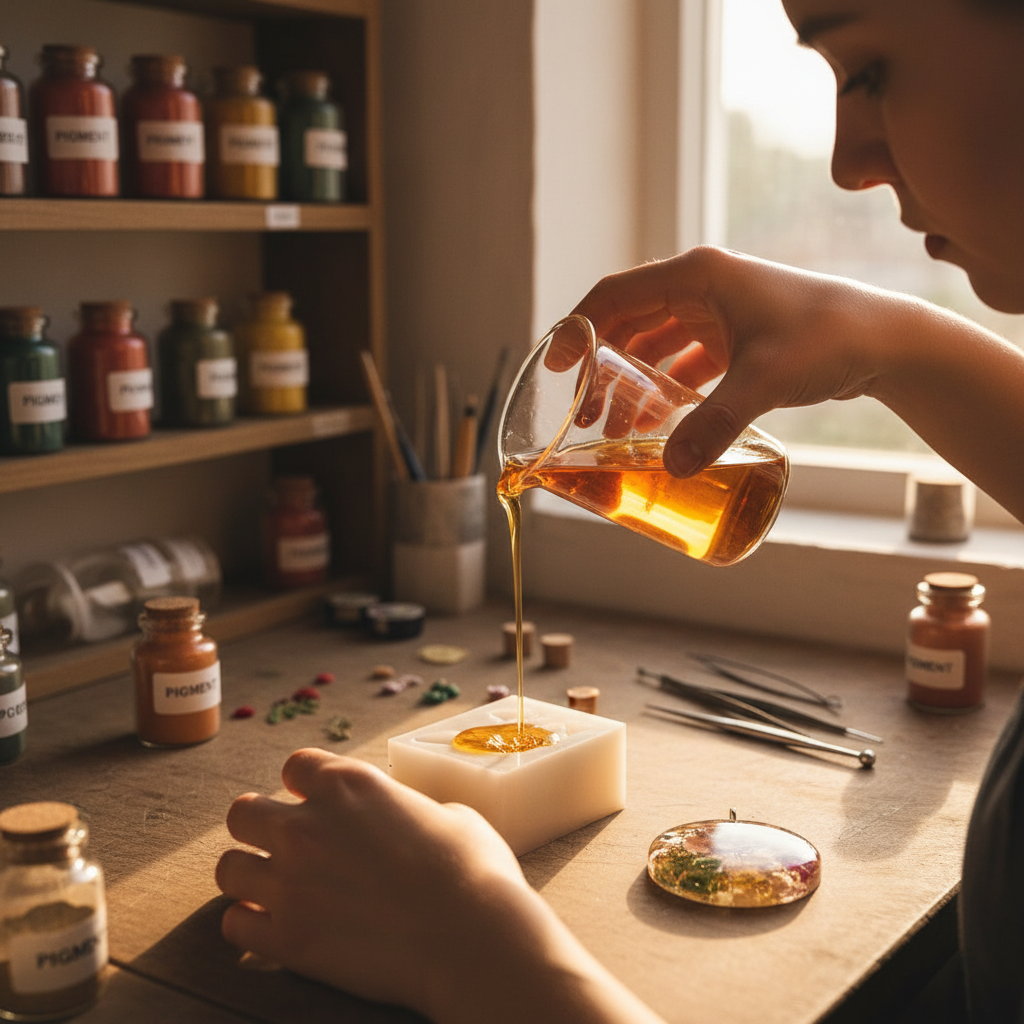 autumn resin art