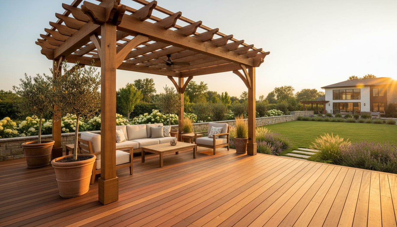 wooden deck