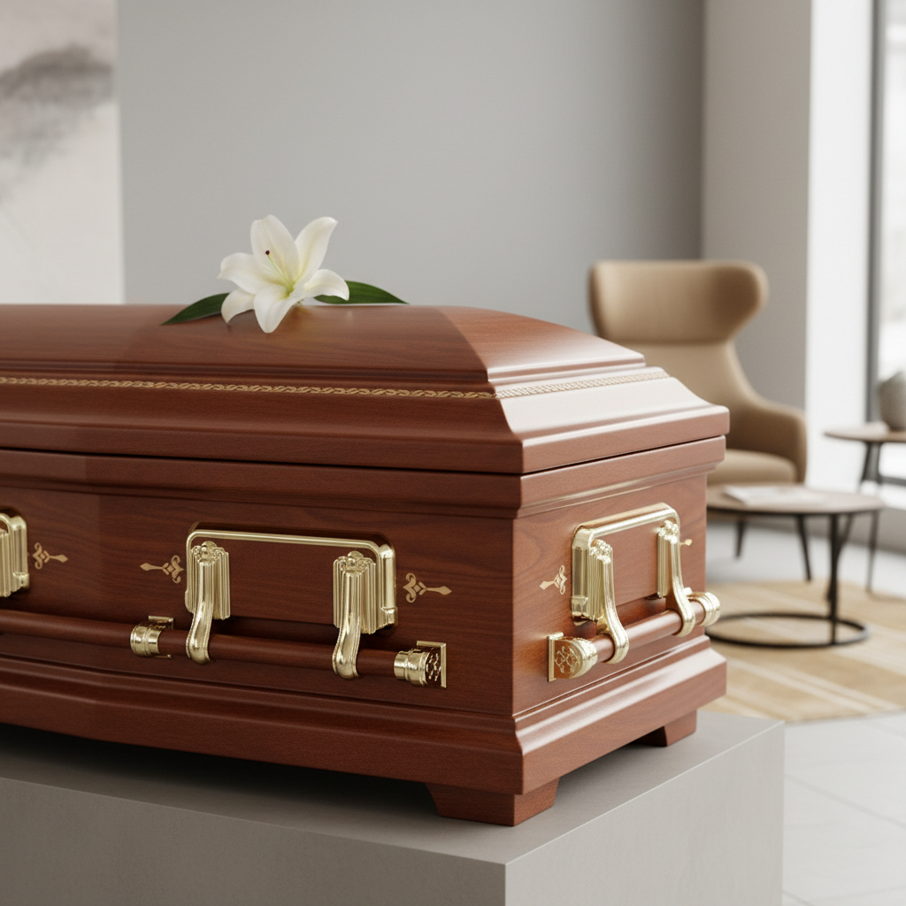 coffin display
