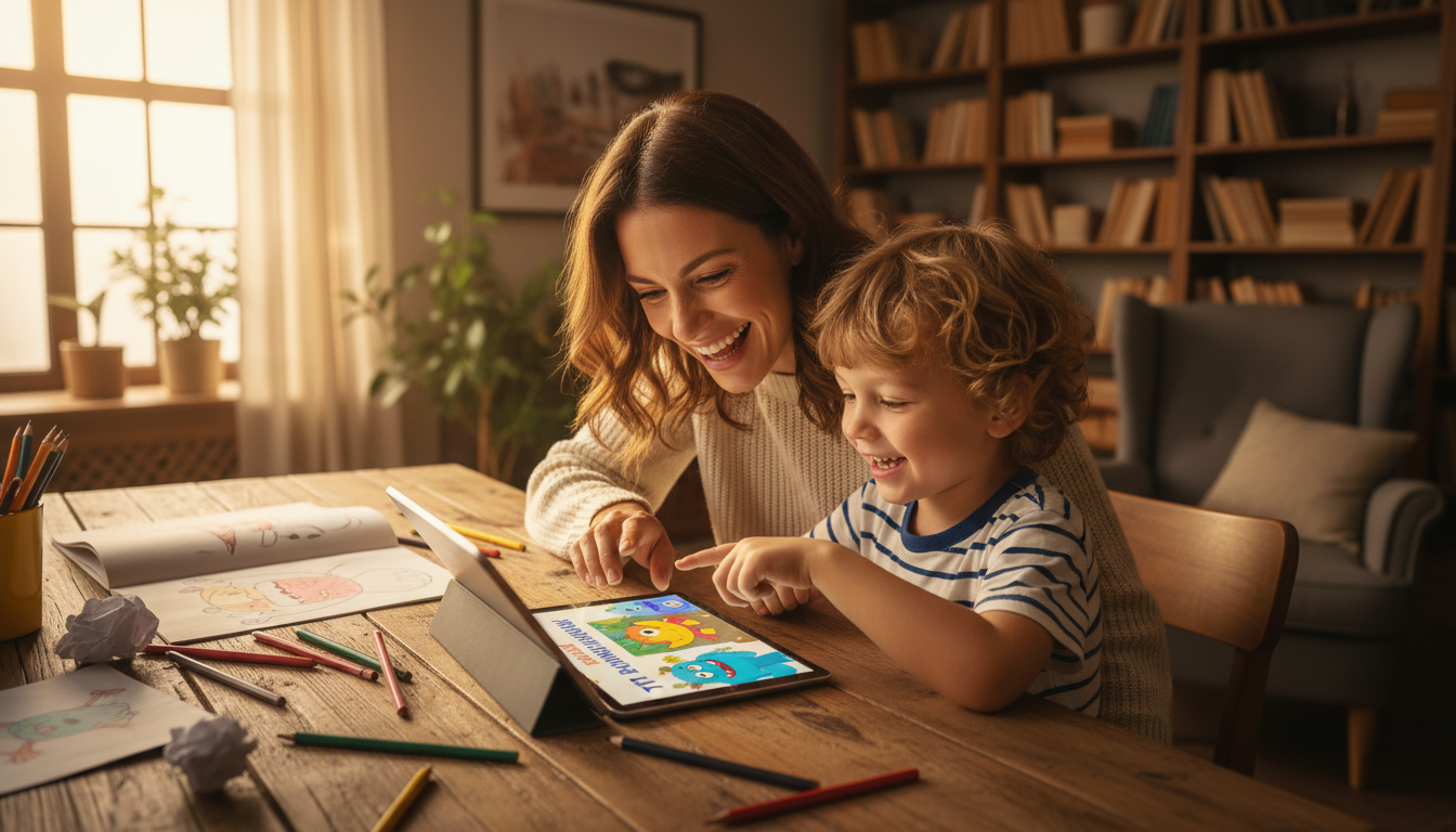 family reading books