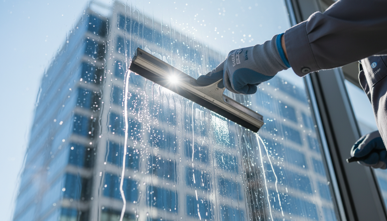 squeegee cleaning