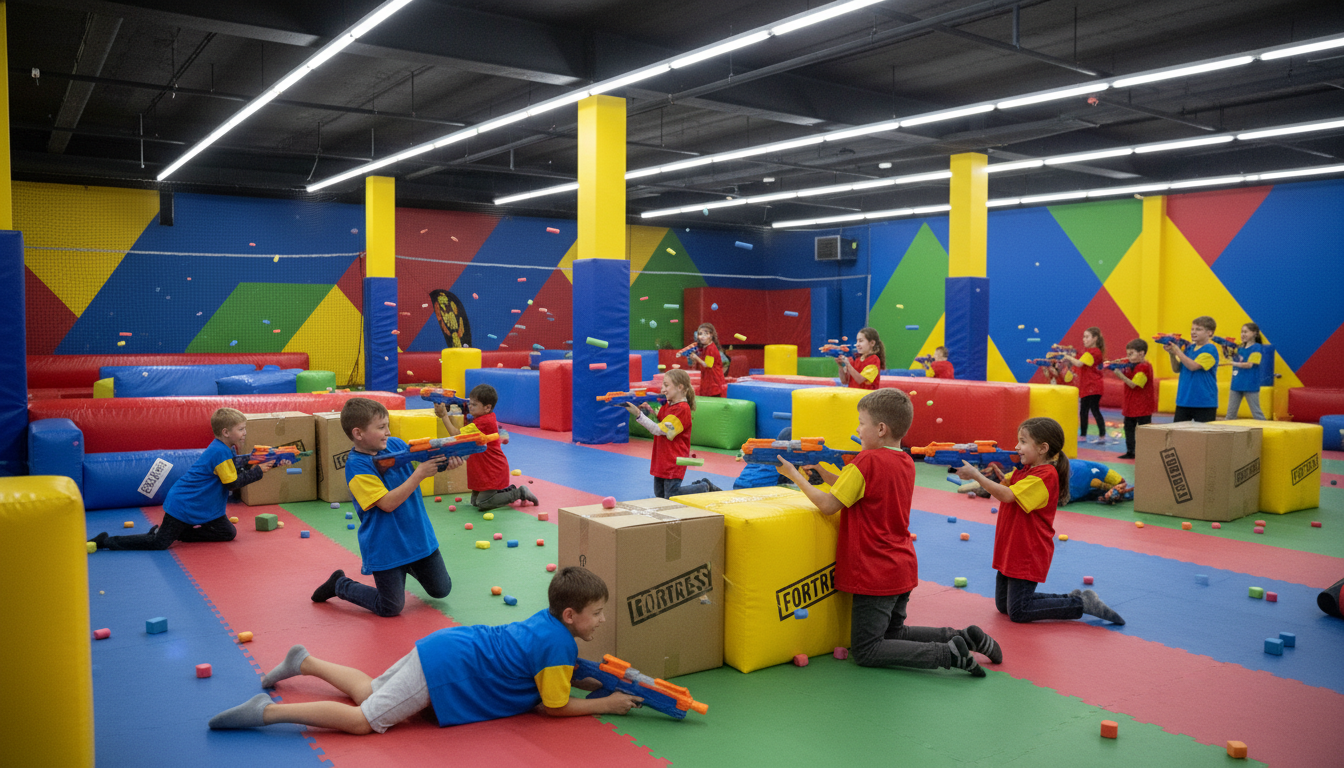 happy kids playing