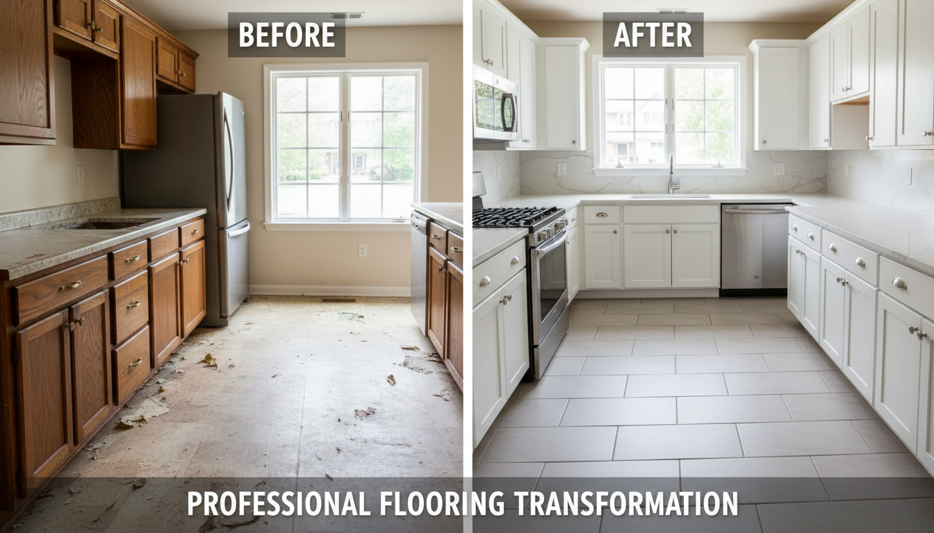 flooring transformation