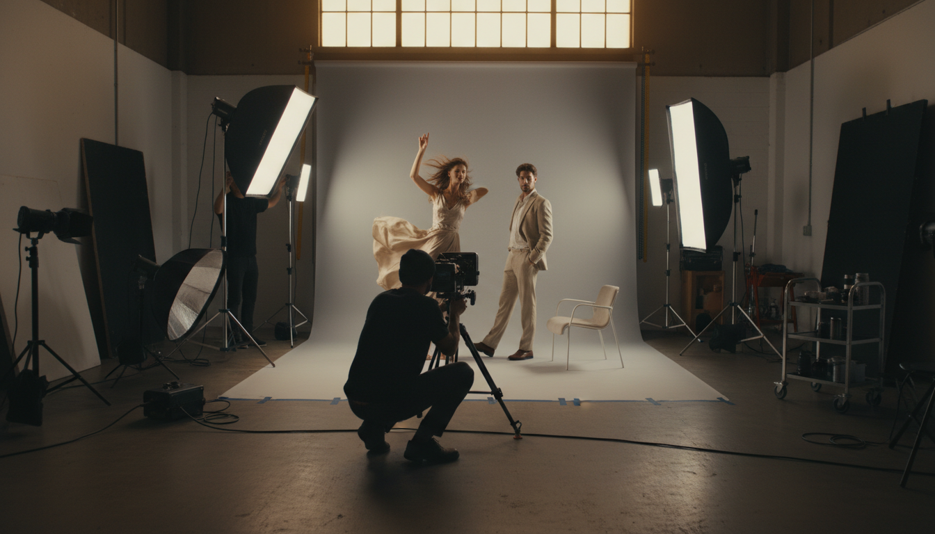 commercial photoshoot