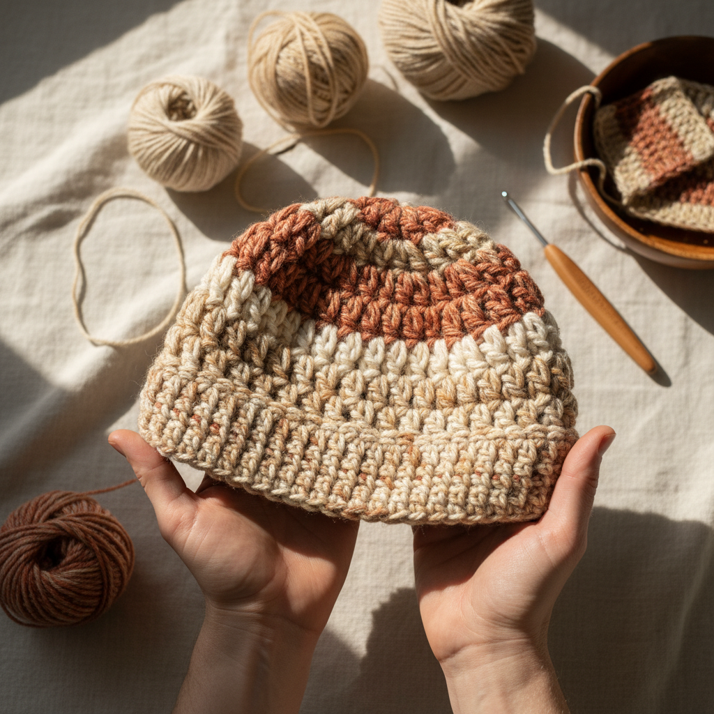 knitted scarves hats
