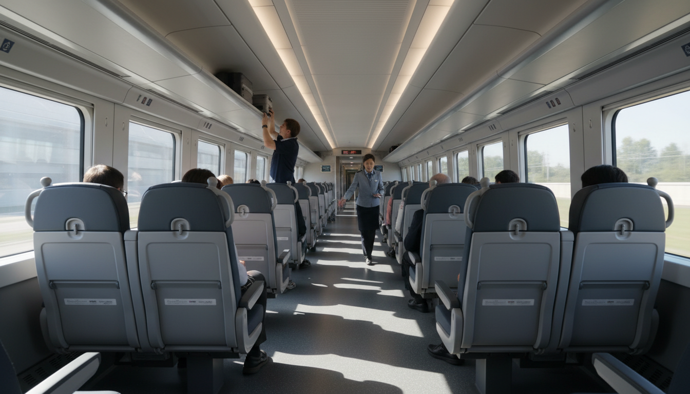 train interior