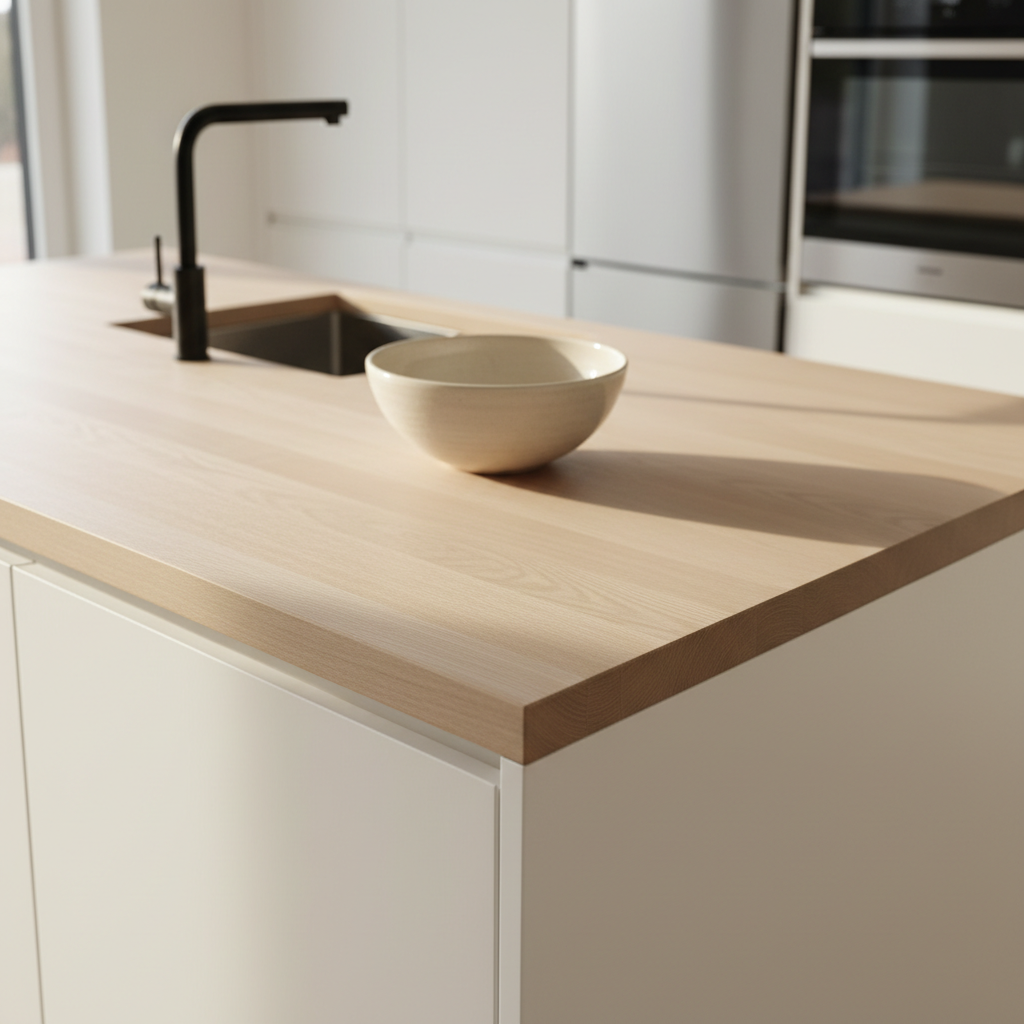 wooden countertop