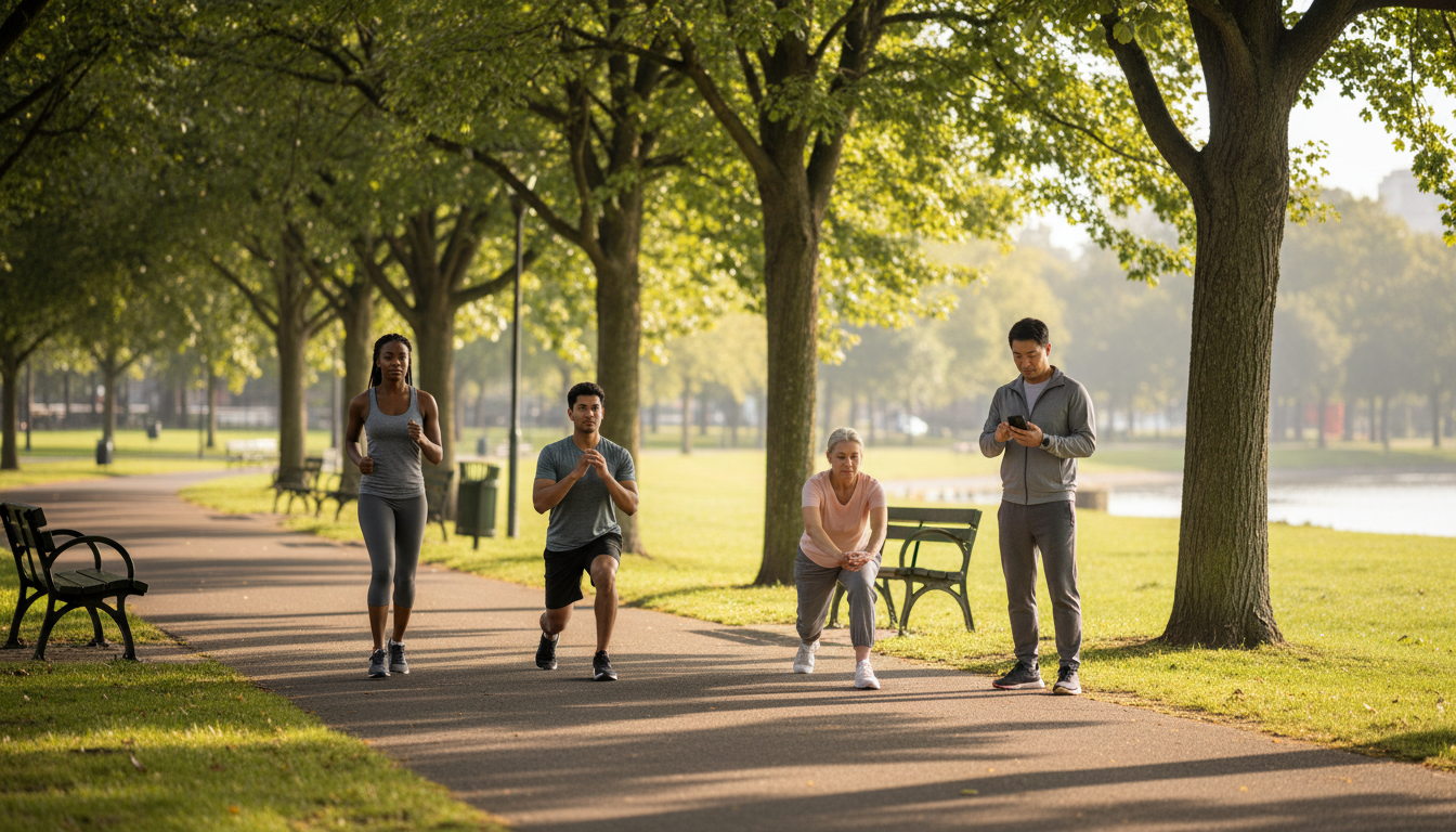 exercise outdoors