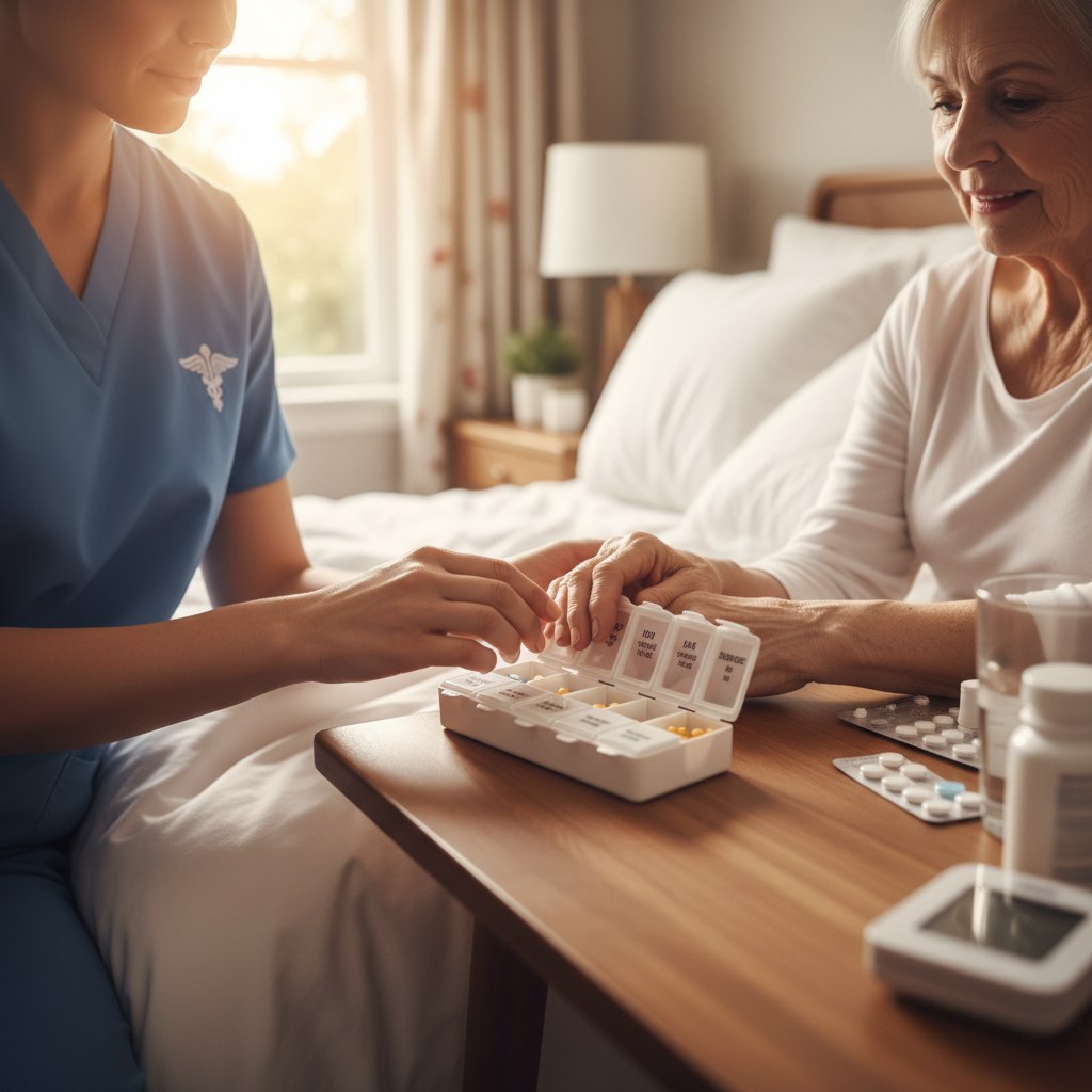 nurse with elderly