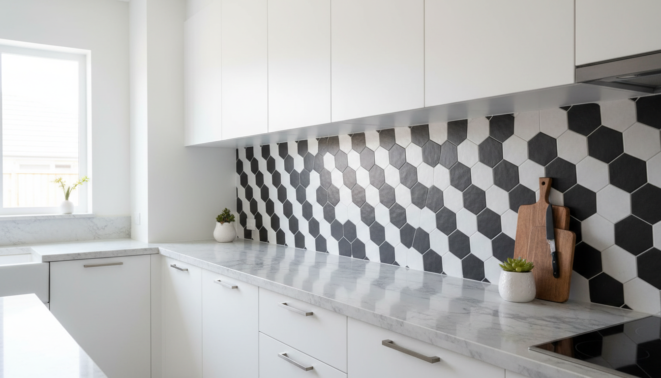 unique kitchen tile