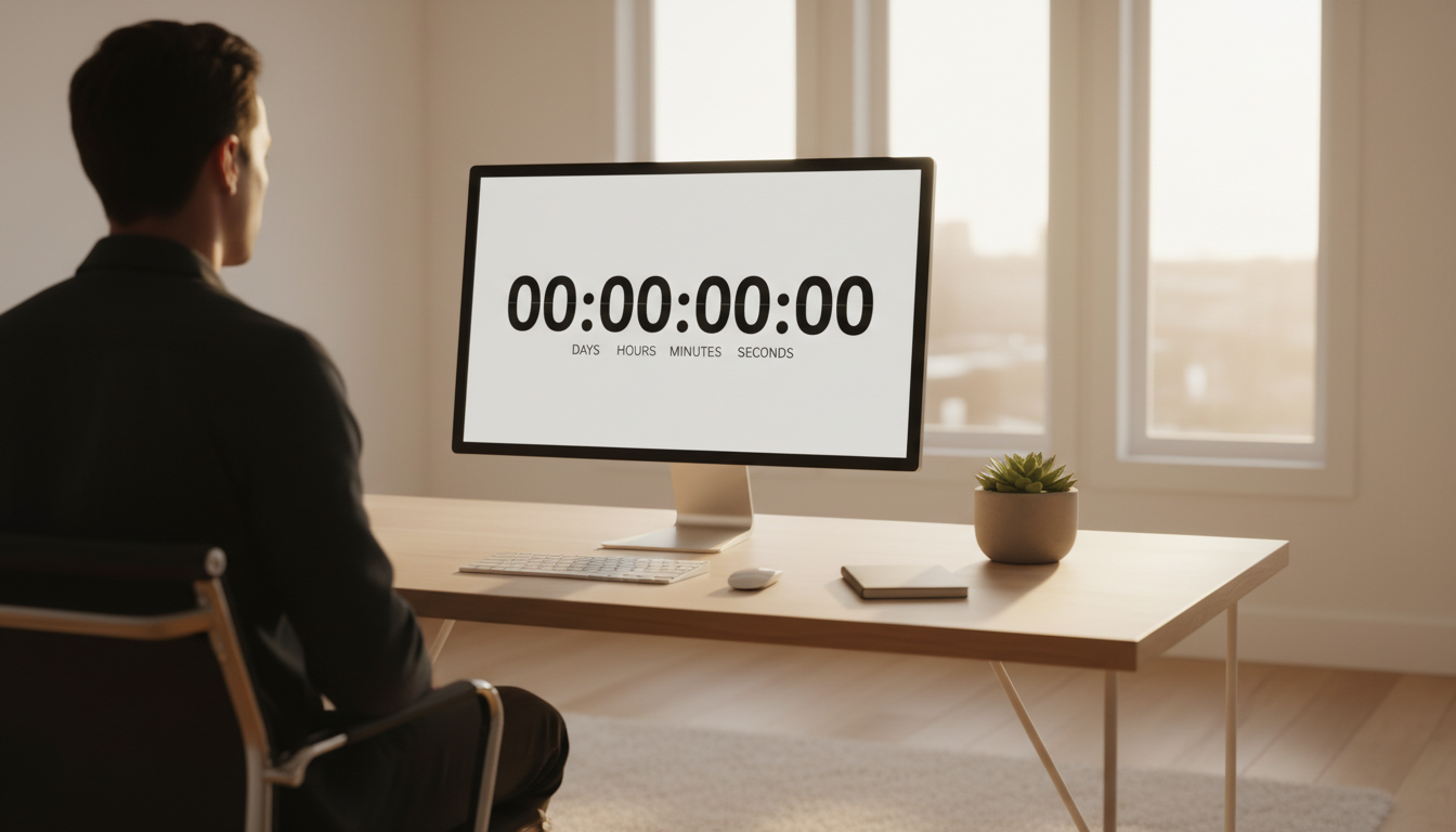 modern home clock