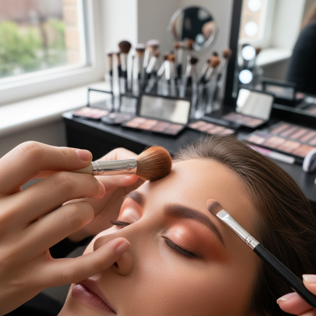 makeup blending
