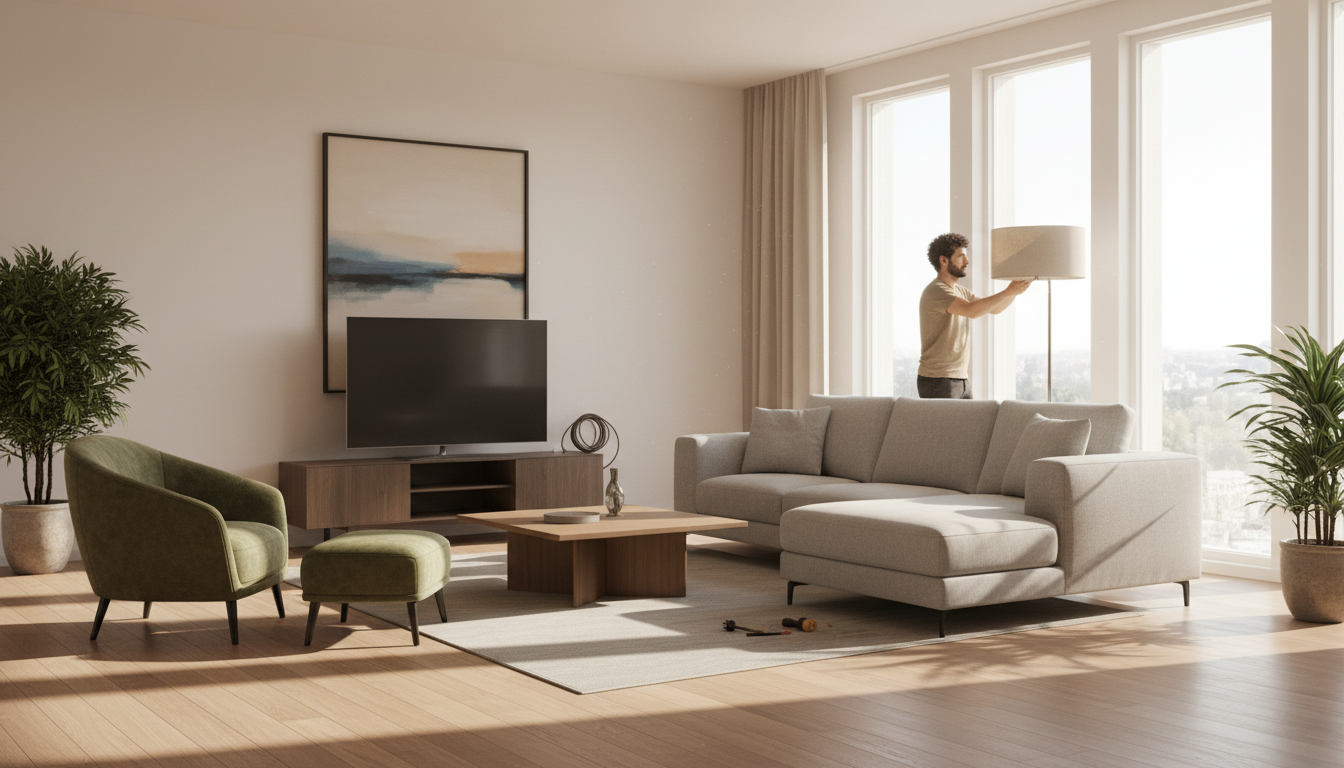 furniture setup