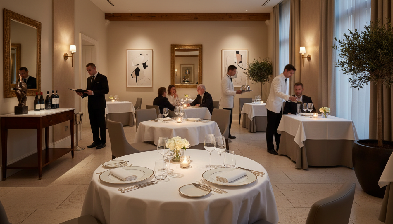 elegant restaurant interior