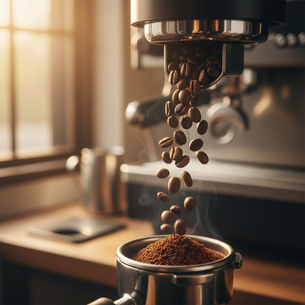 grãos de café