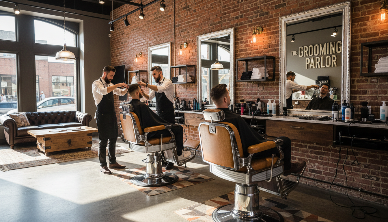 classic barbering chair