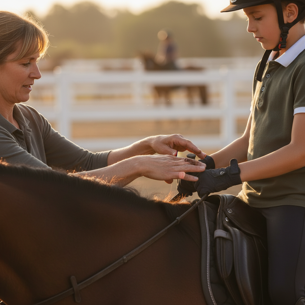 river horse riding