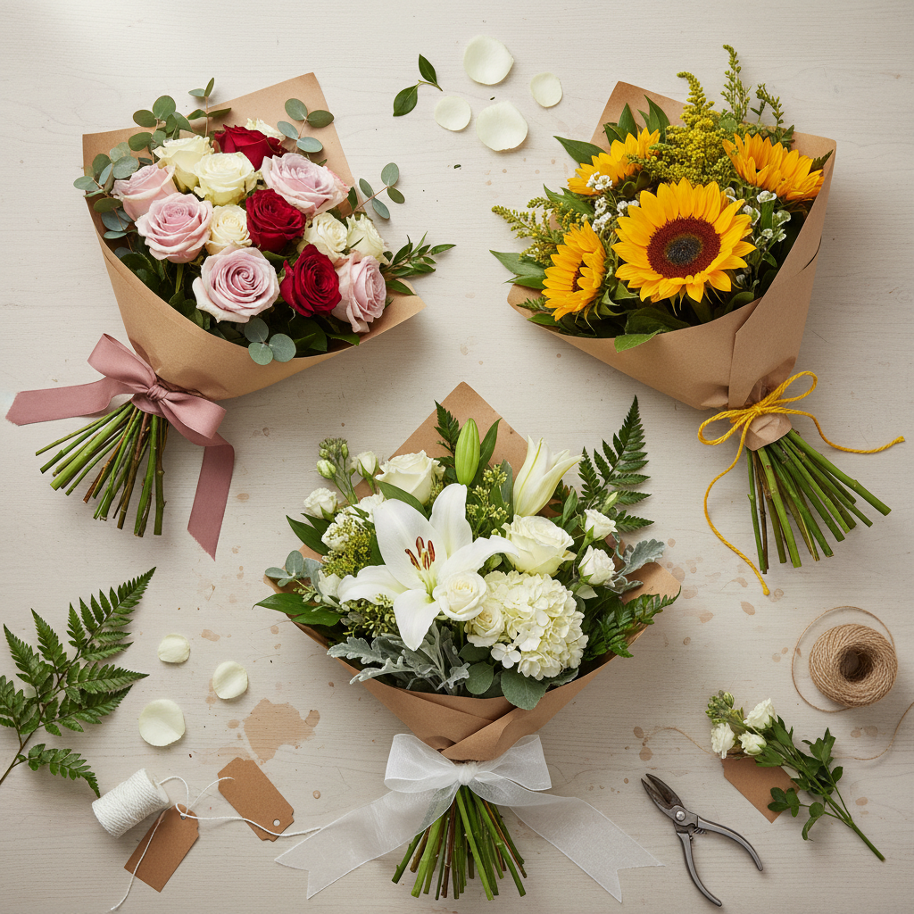 variety of flowers