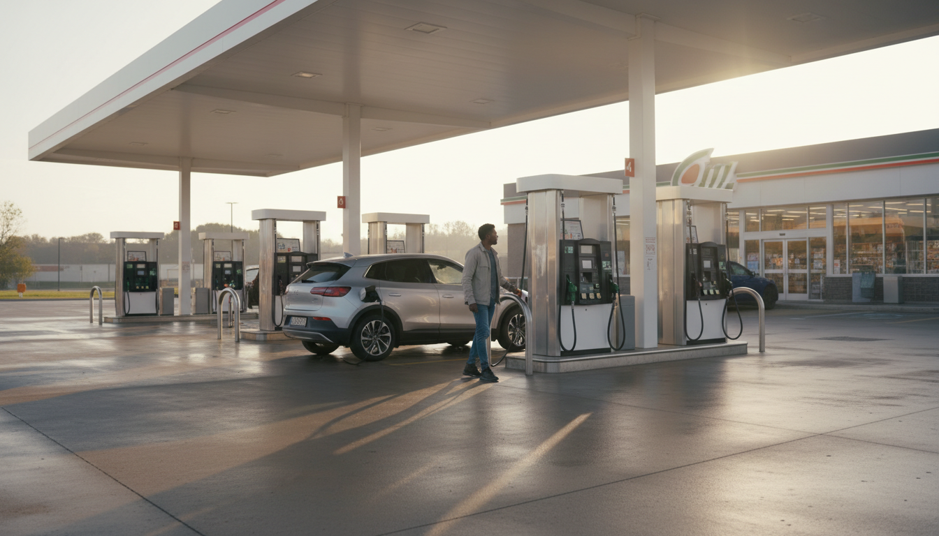 fuel station