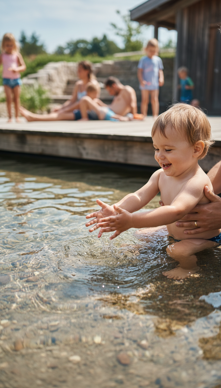 children water play